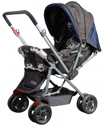 Luv Lap - Sunshine Baby Stroller 1003 C Navy Blue
