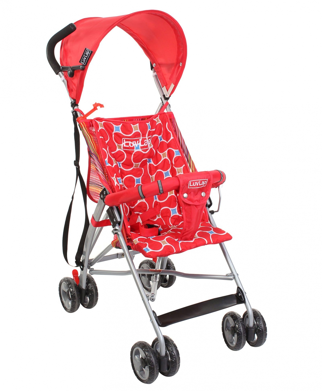Luv Lap Sunshine Baby Buggy Stroller - Red