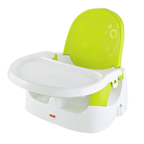 Fisher Price Clean N Go Feeding Booster Seat - Green